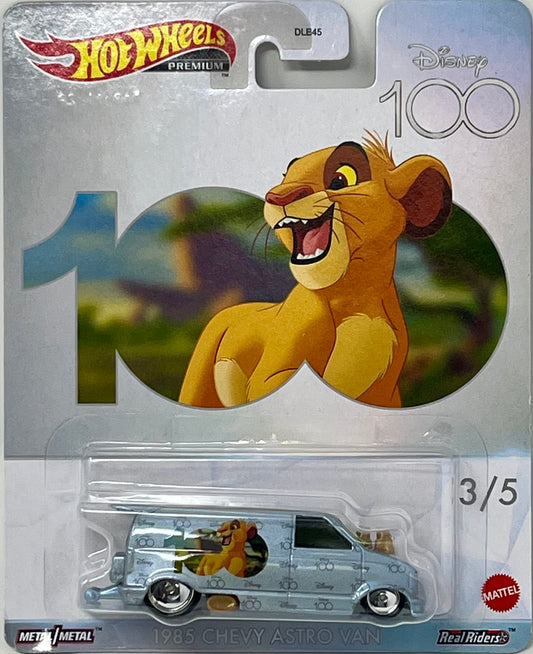 Hot Wheels Disney 100 Lion King 1985 Chevy Astro Van