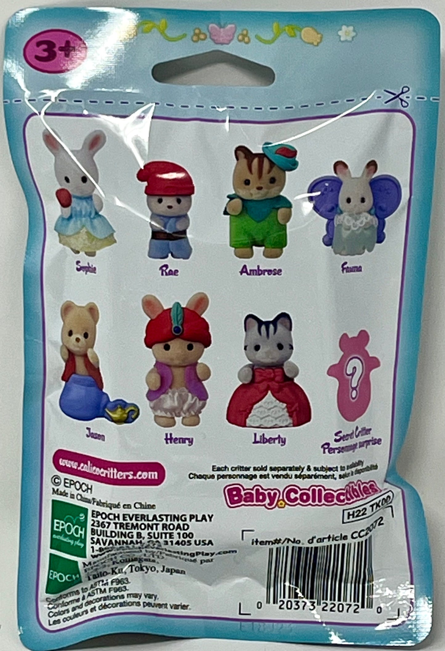 Calico Critters Baby Fairy Tales Series Blind Bags, Surprise Set Including Doll Figure and Accessory