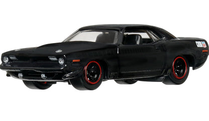 Hot Wheels Toy Car, Premium Fast & Furious 1:64 Scale Die-Cast 1970 Plymouth AAR Cuda for Collectors Inspired by Fast Movie Franchise