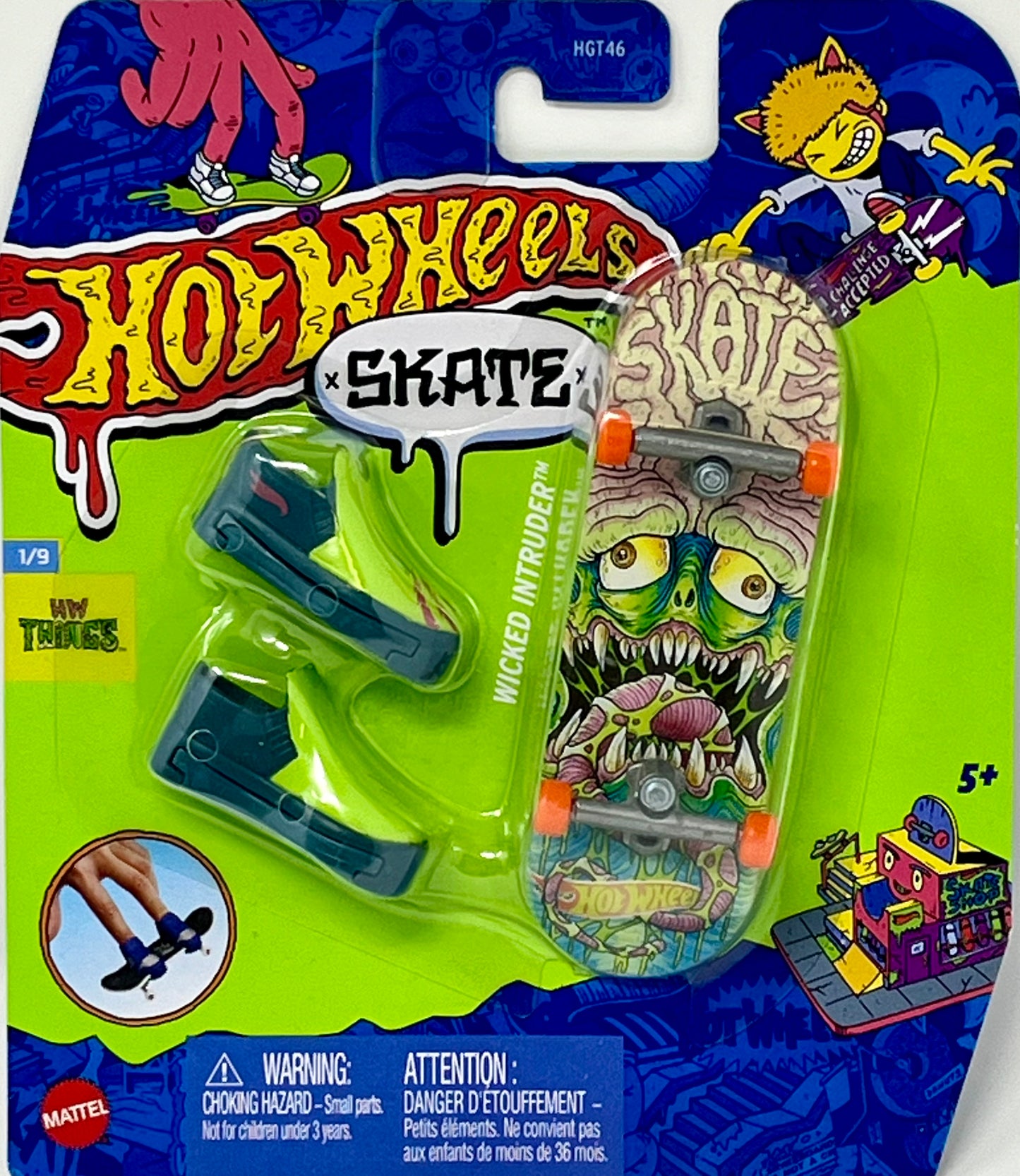 Hot Wheels Skate HW Wicked Intruder  1/9