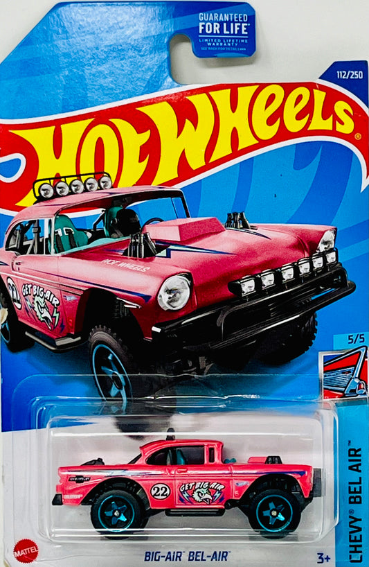 Hot Wheels Big AIR BEL AIR - Pink - Chevy Bel Air 5/5-112/250