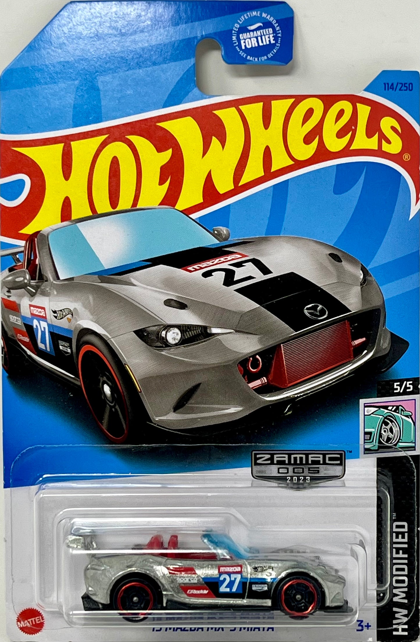 Hot Wheels ZAMAC '15 Mazda MX-5 Miata