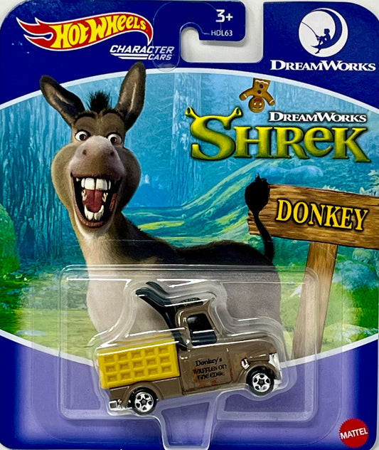 Hot Wheels Character Cars Dreamworks Shrek DONKEY Die-Cast Truck