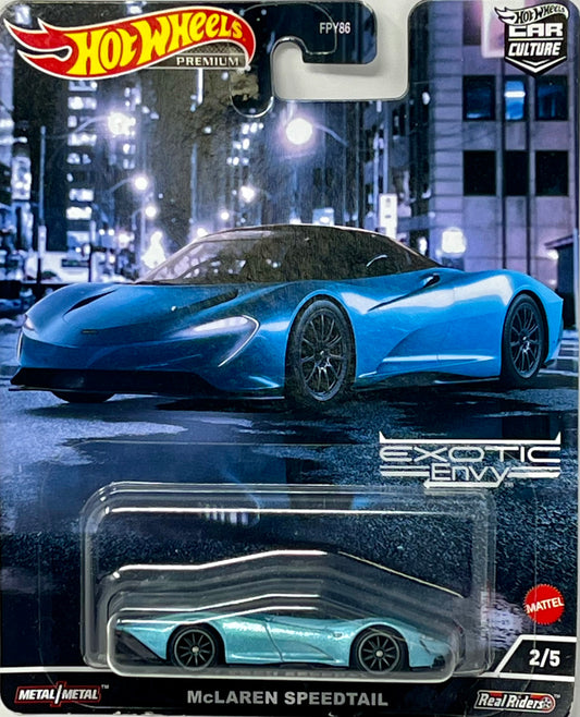 Hot Wheels 2022 - McLAREN SPEEDTAIL - Exotic Envy - Car Culture - 2/5 - Premium