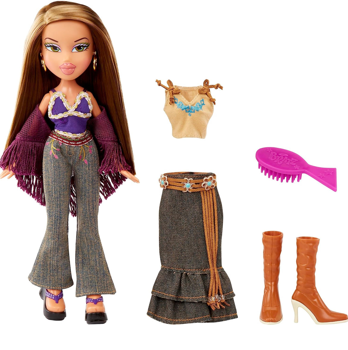 Bratz Original Fashion Doll Fianna Series 3 with 2 Outfits and Poster