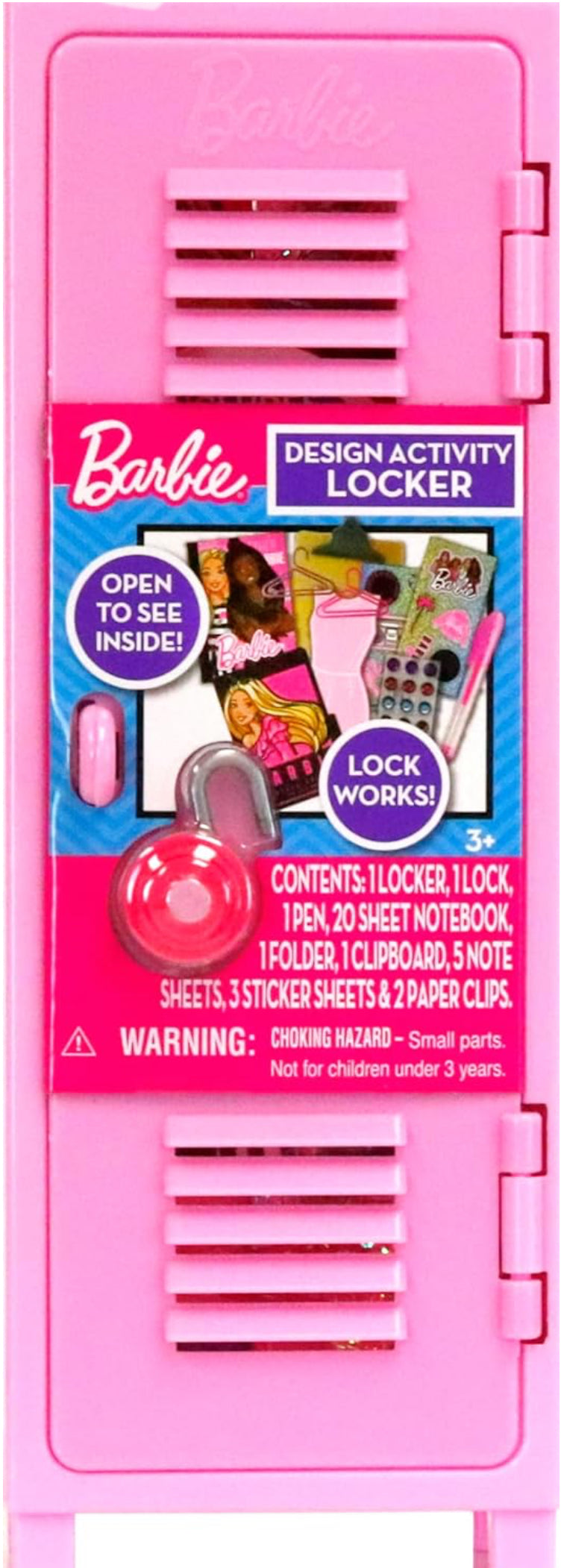 Barbie Design Activity Locker