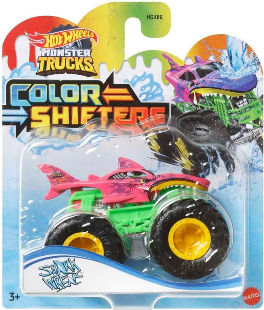 Hot Wheels Monster Trucks Color Shifters Shark Wreak