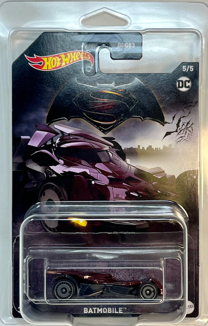 Hot Wheels Batman v. Superman Batmobile (Burgundy) 5/5