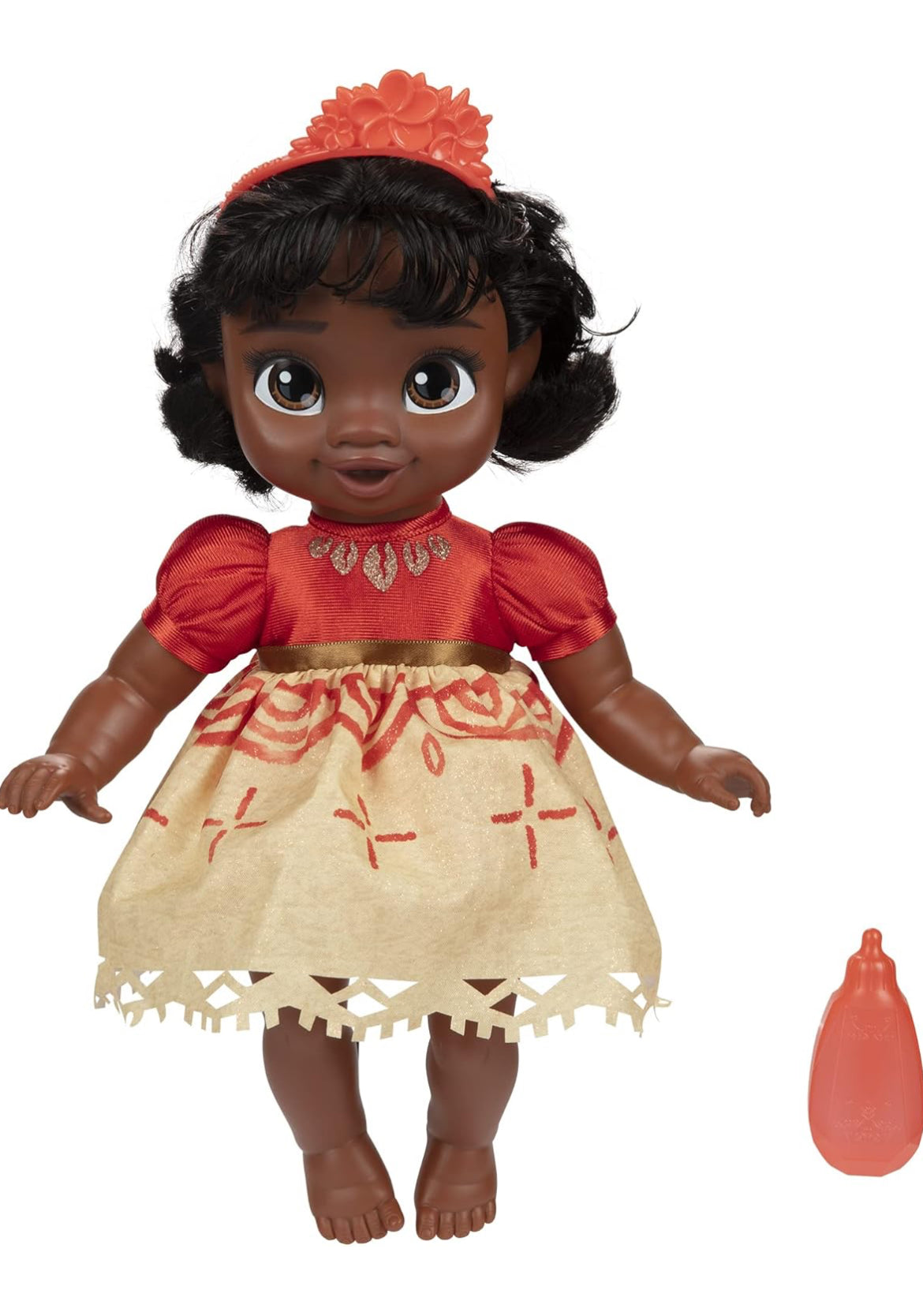 Disney Princess Moana Baby Doll with Baby Bottle & Hair Pin