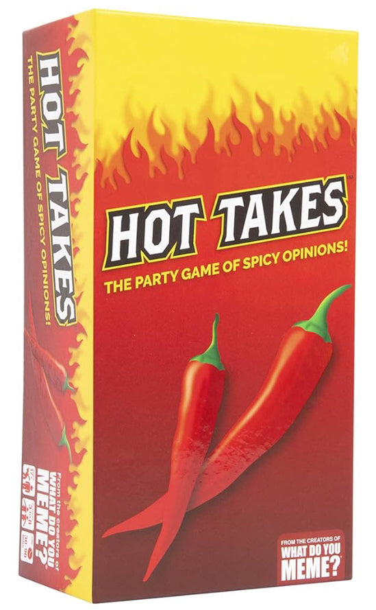 WHAT DO YOU MEME? Hot Takes - The Party Game of Spicy Opinions - Adult Party Games & Fun Gifts for Adults