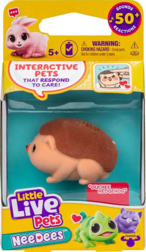 Little Live Pets NeeDees Ouchee Hedgehog Interactive Figure