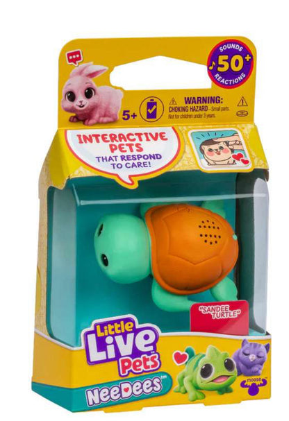 Little Live Pets NeeDees Sandee Turtle Interactive Figure