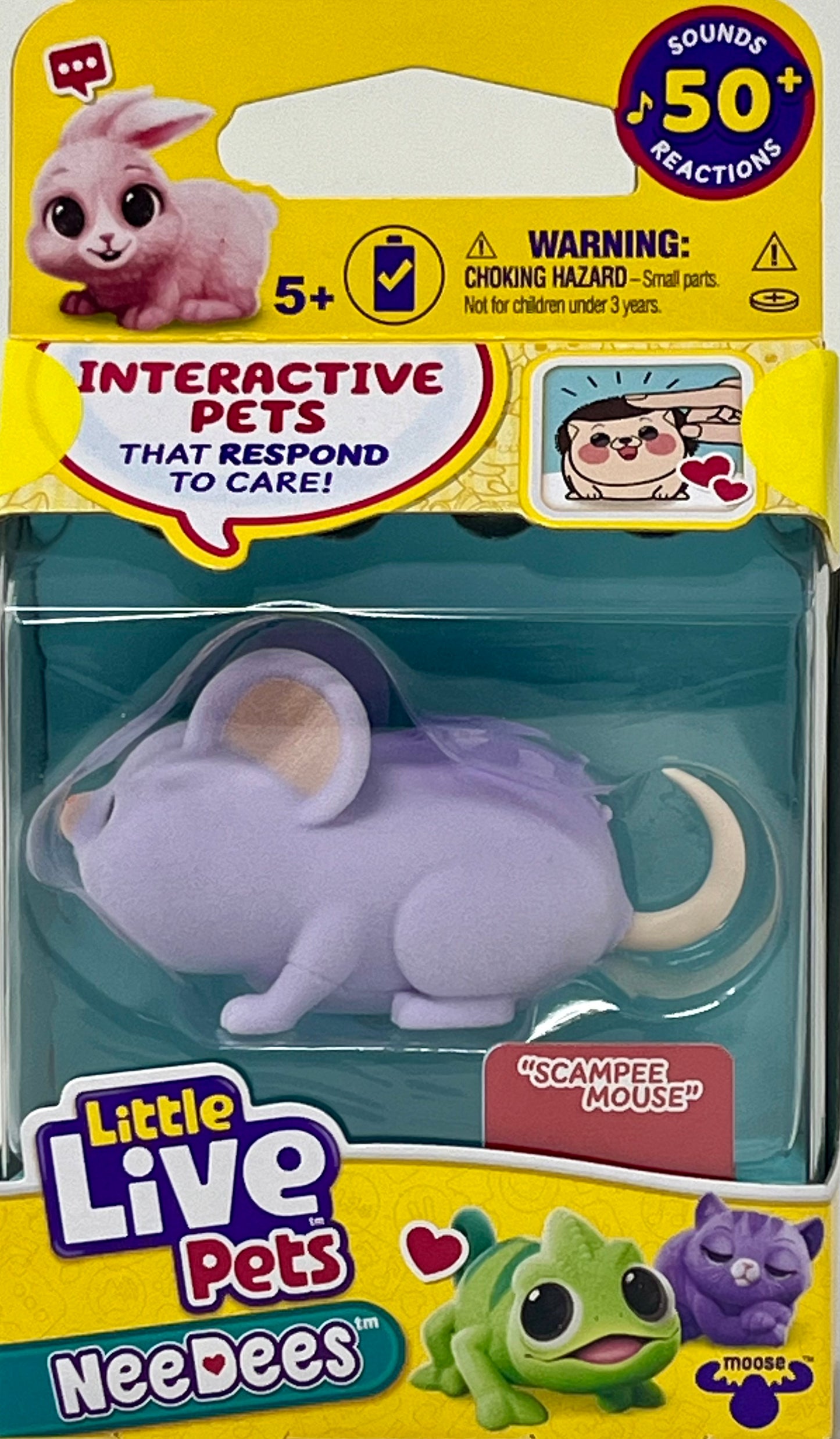 Little Live Pets NeeDees Scampee Mouse Interactive Pet