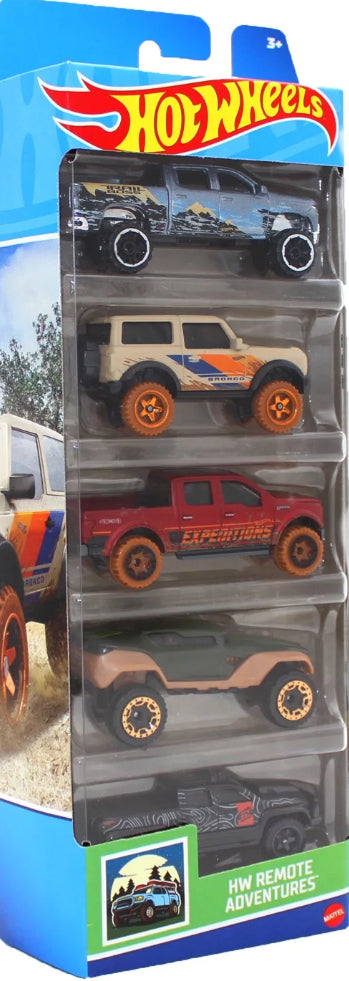 Hot Wheels 5 Pack HW Remote Adventures