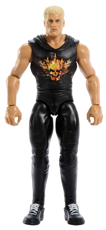 WWE Action Figure, 6-inch Collectible Cody Rhodes with 10 Articulation Points & Life-Like Look