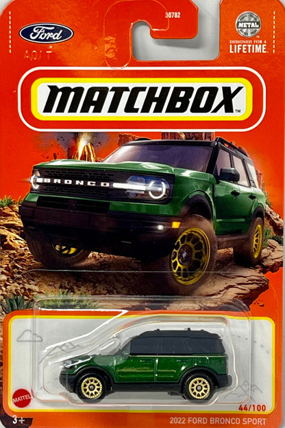 Matchbox 2022 Ford Bronco Sport Green