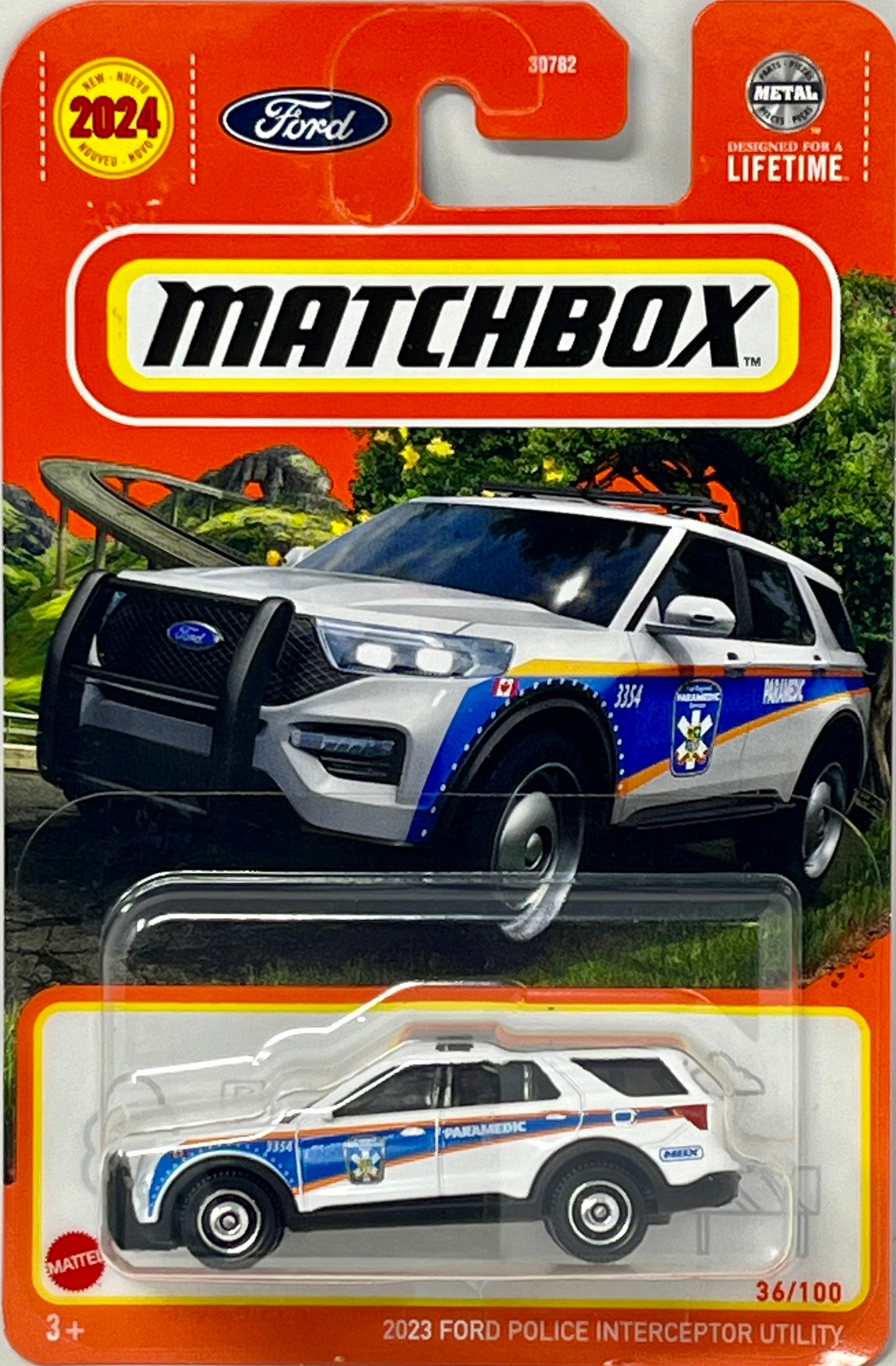 Matchbox Ford Police Interceptor Utility (Paramedic)