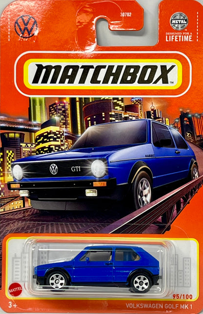 Matchbox Volkswagen Golf MK 1 Blue