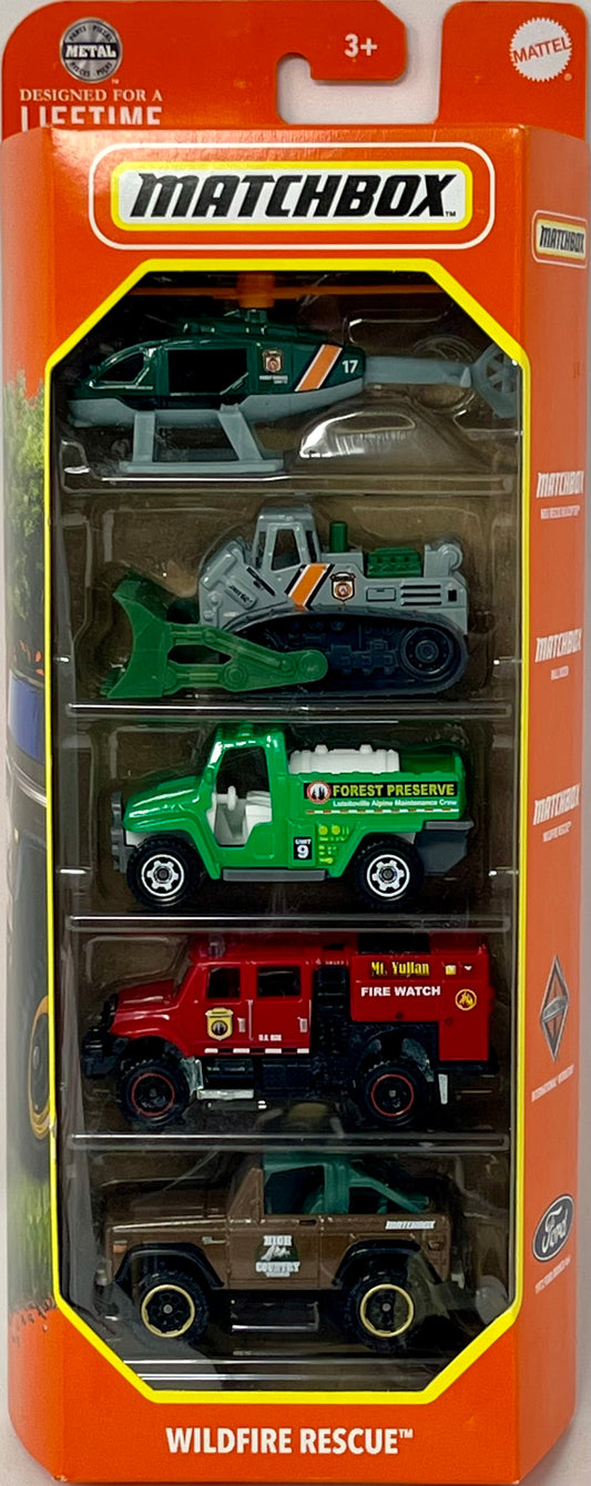 MATCHBOX 5 Pack - WILDFIRE RESCUE