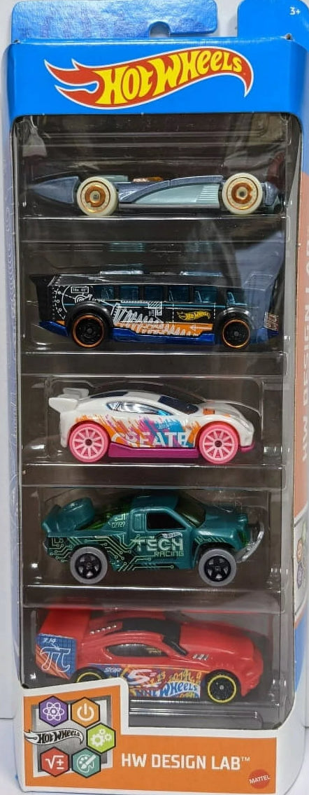 Hot Wheels 5 pack HW Design Lab