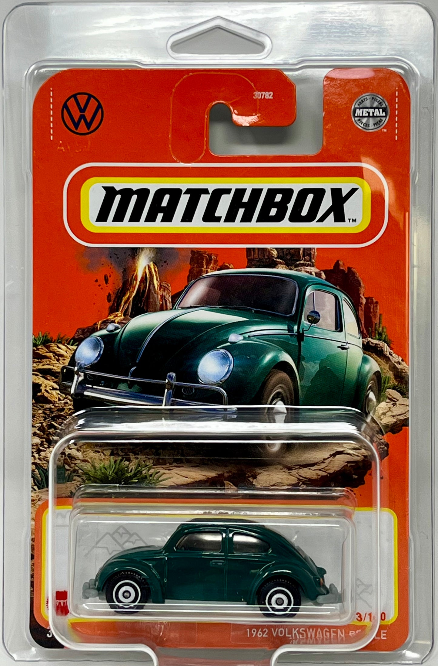 Matchbox 1962 Volkswagen Beetle (Green) 92/100