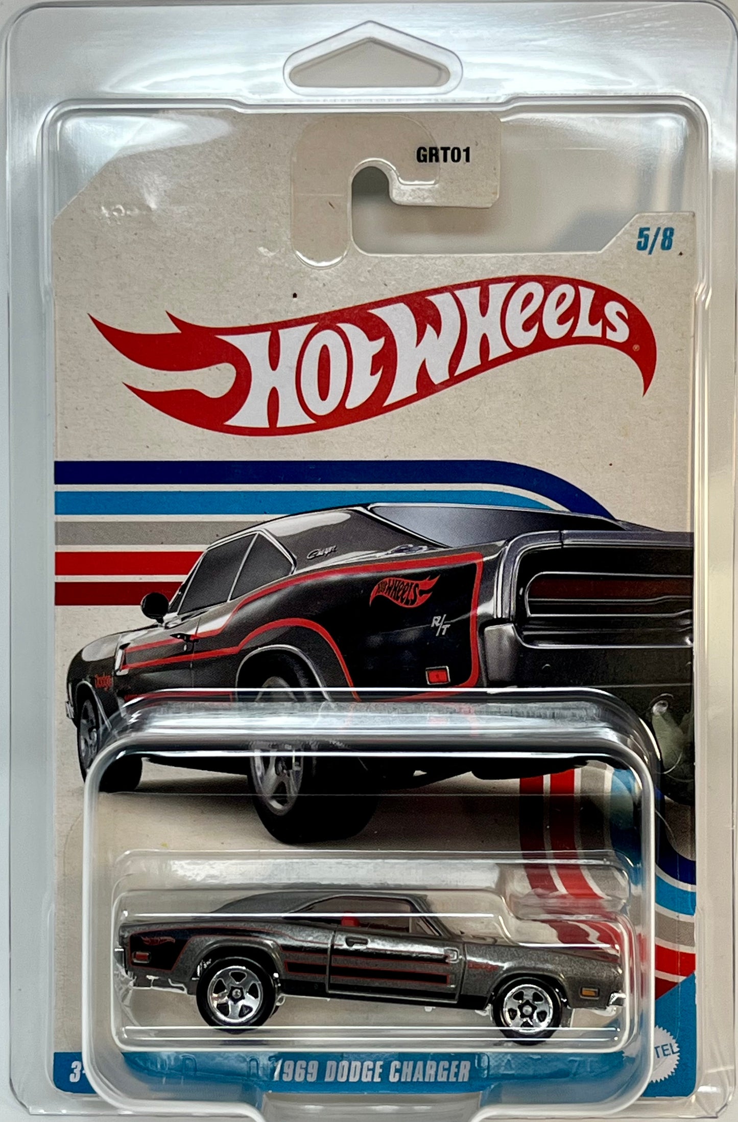 Hot Wheels 1969 Dodge Charger 5/8 with Protector