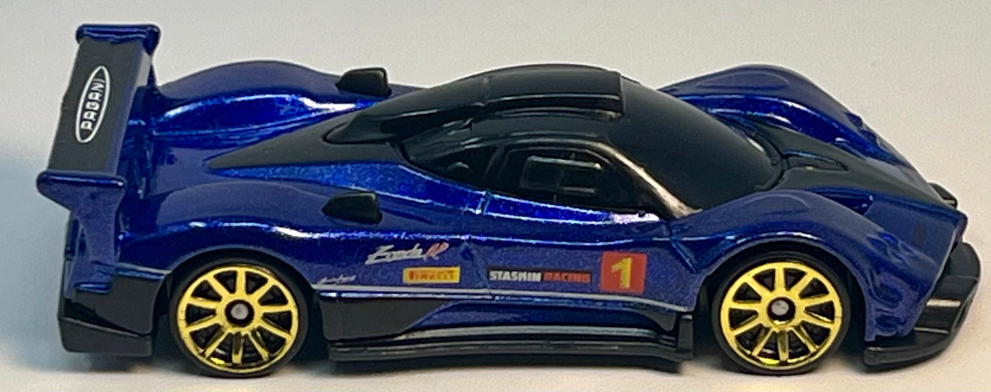 Hot Wheels Pagani Zonda R Turbo (Blue) with Protector