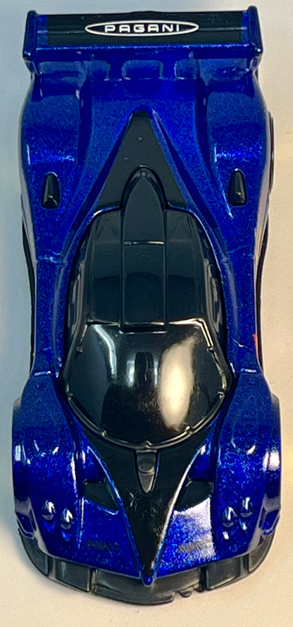 Hot Wheels Pagani Zonda R Turbo (Blue) with Protector