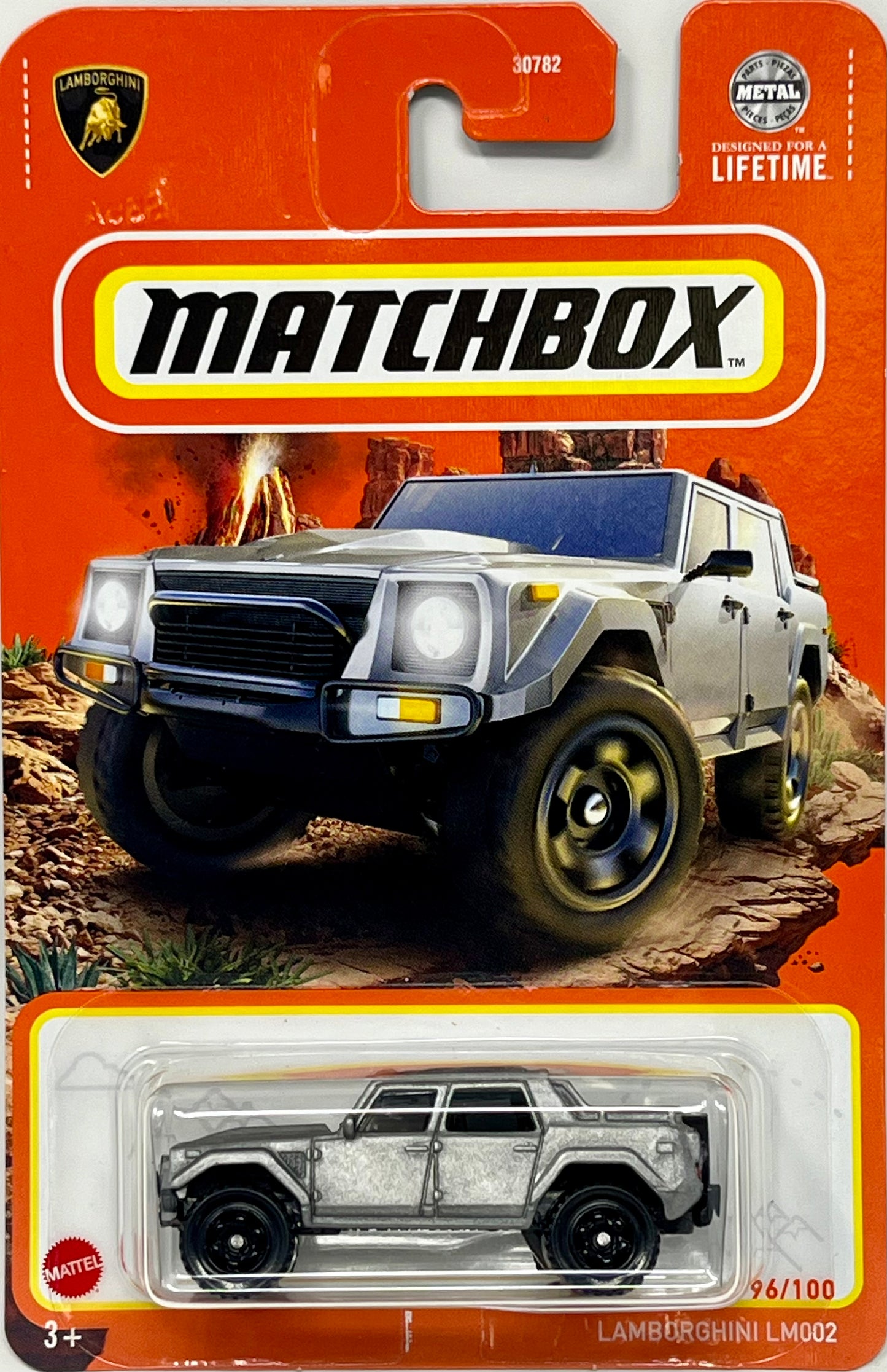 Matchbox Lamborghini LM002 (Gray) with Protector