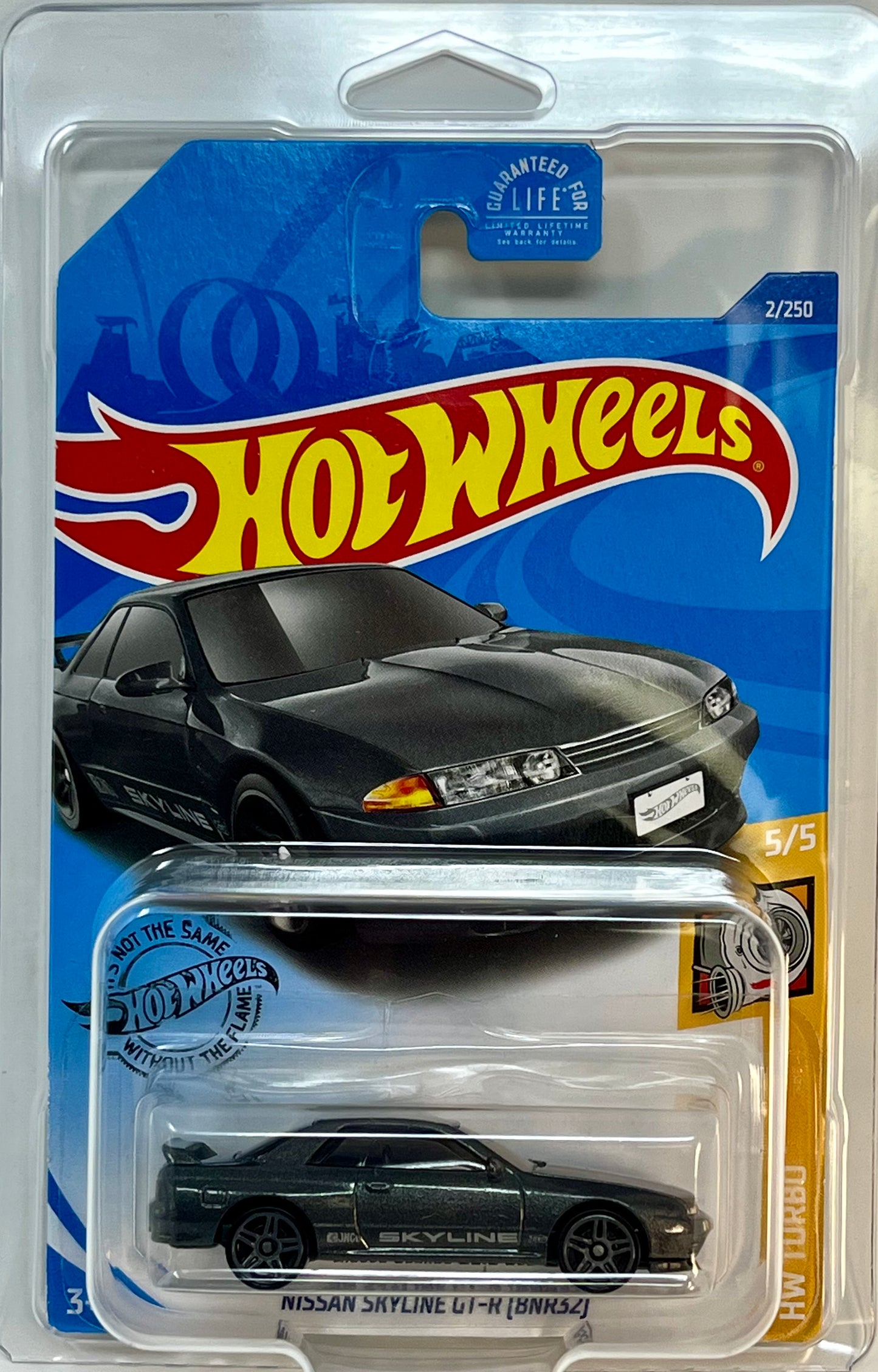 Hot Wheels Nissan Skyline GT-R (BNR32) [Gray] 2/250 Turbo 5/5 with Protector