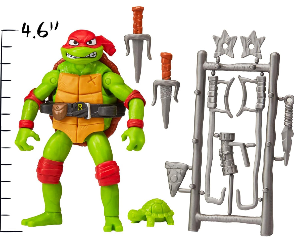 Teenage Mutant Ninja Turtles: Mutant Mayhem 4.6” Raphael Basic Action Figure by Playmates Toys