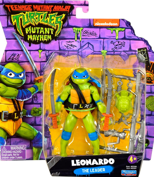 Teenage Mutant Ninja Turtles: Mutant Mayhem 4.5” Leonardo Basic Action Figure by Playmates Toys