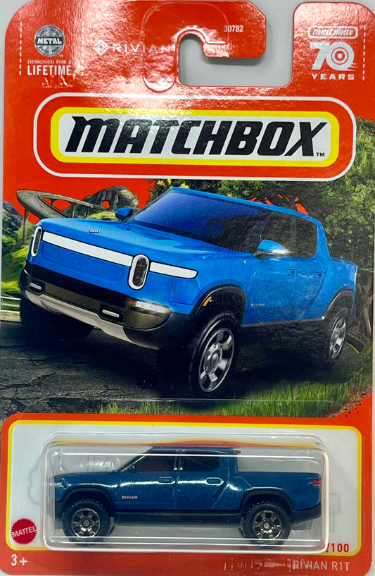 Matchbox Rivian (Blue) with Protector