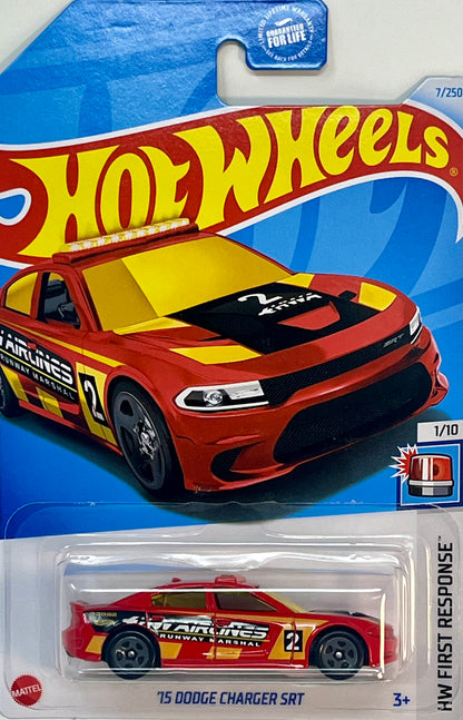 Hot wheels '15 Dodge Charger SRT Rescue (Red) with Protector