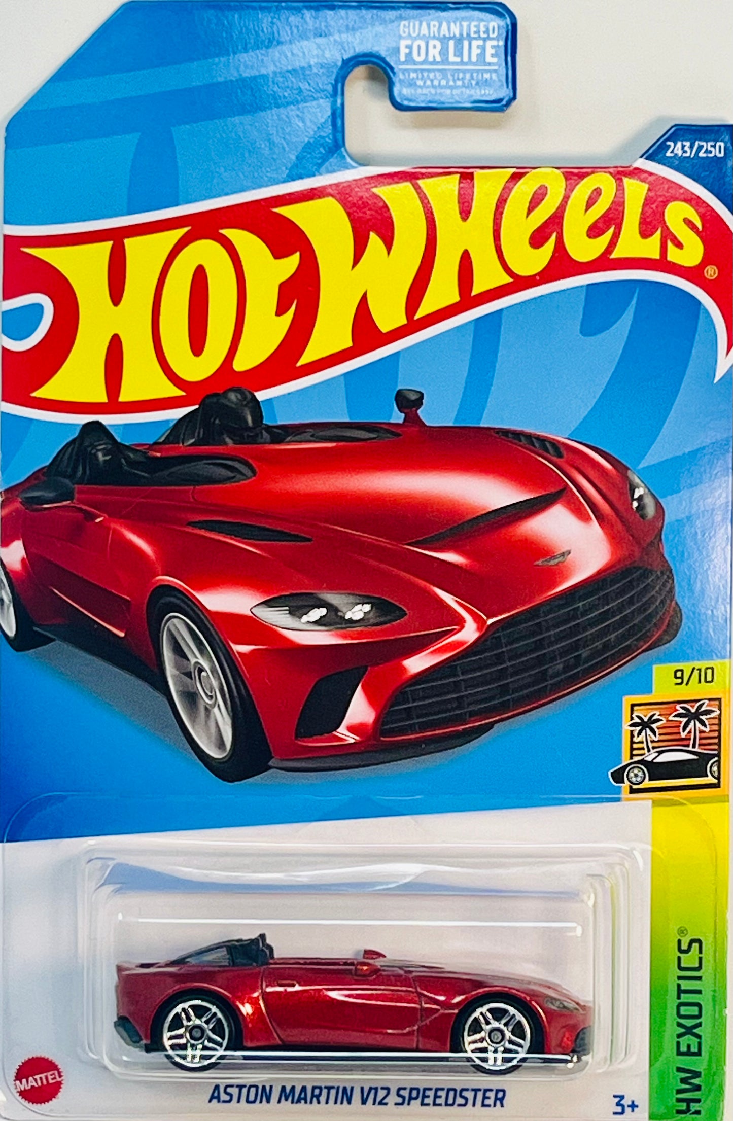 Hot Wheels Aston Martin V12 Speedster Exotics (Maroon) with Protector