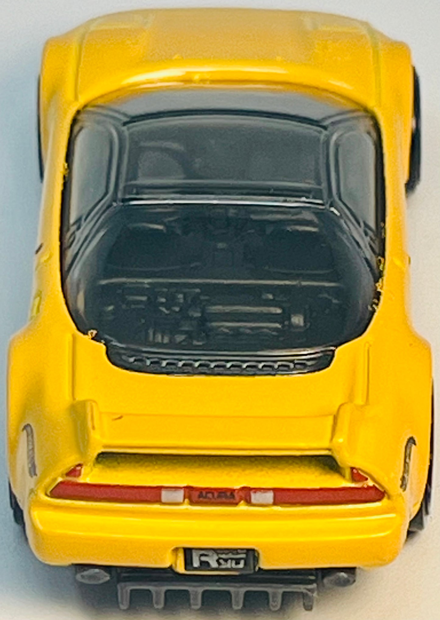 Hot Wheels '90 Acura NSX (Yellow) J-Imports 6/10 with Protector