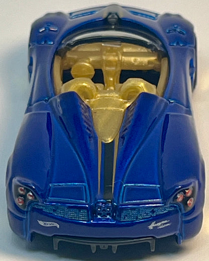 Hot Wheels '17 Pagani Huayra Roadster (Blue) with Protector