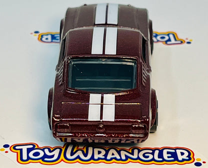 Hot Wheels '65 Mustang 2+2 Fastback (Burgundy) Muscle Mania with Protector