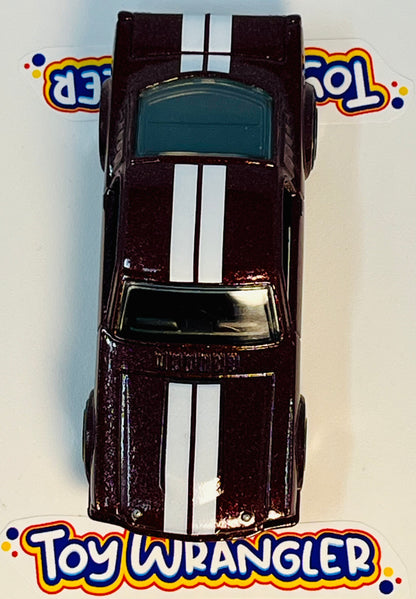 Hot Wheels '65 Mustang 2+2 Fastback (Burgundy) Muscle Mania with Protector