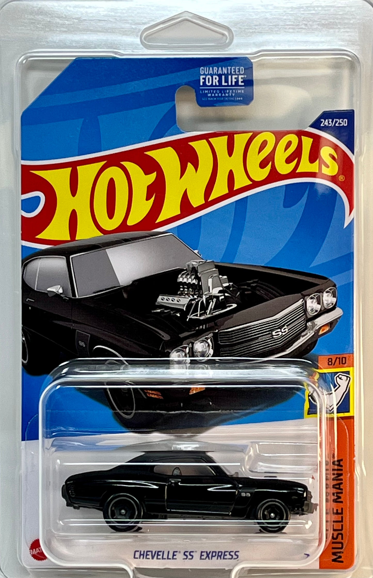 Hot Wheels Chevelle SS Express (Black) Muscle Mania with Protector