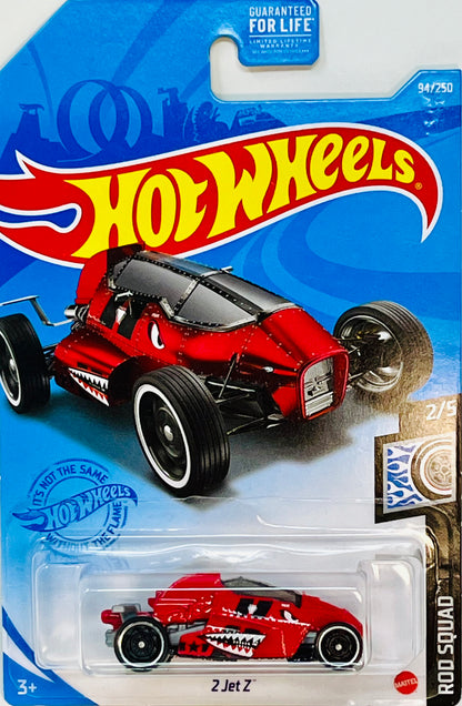 Hot Wheels 2 Jet Z (Red) Rod Squad with Protector