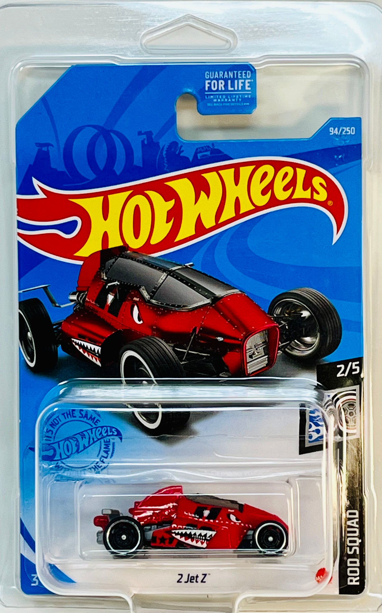 Hot Wheels 2 Jet Z (Red) Rod Squad with Protector