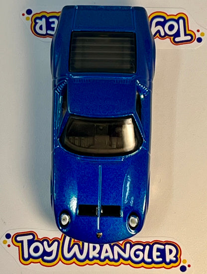 Hot Wheels '71 Lamborghini Miura SV (Blue) Exotics with Protector