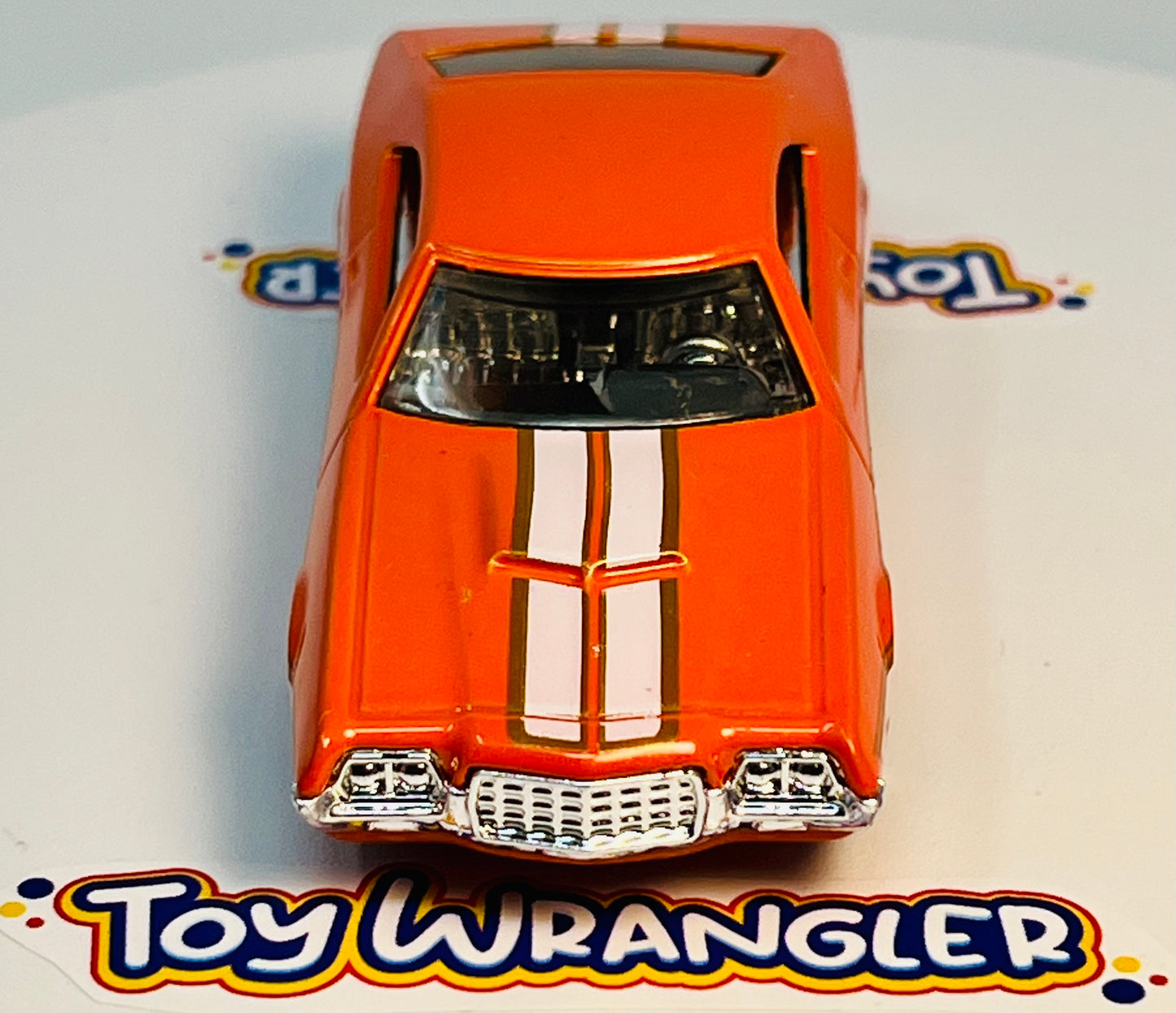 Hot Wheels '72 Ford Gran Torino Sport (Orange) Muscle Mania with Protector