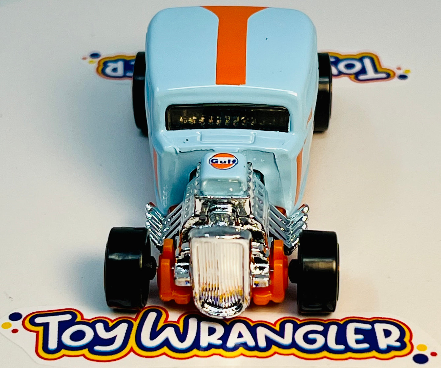 Hot Wheels '32 Ford Gulf Blue Rod Squad with Protector