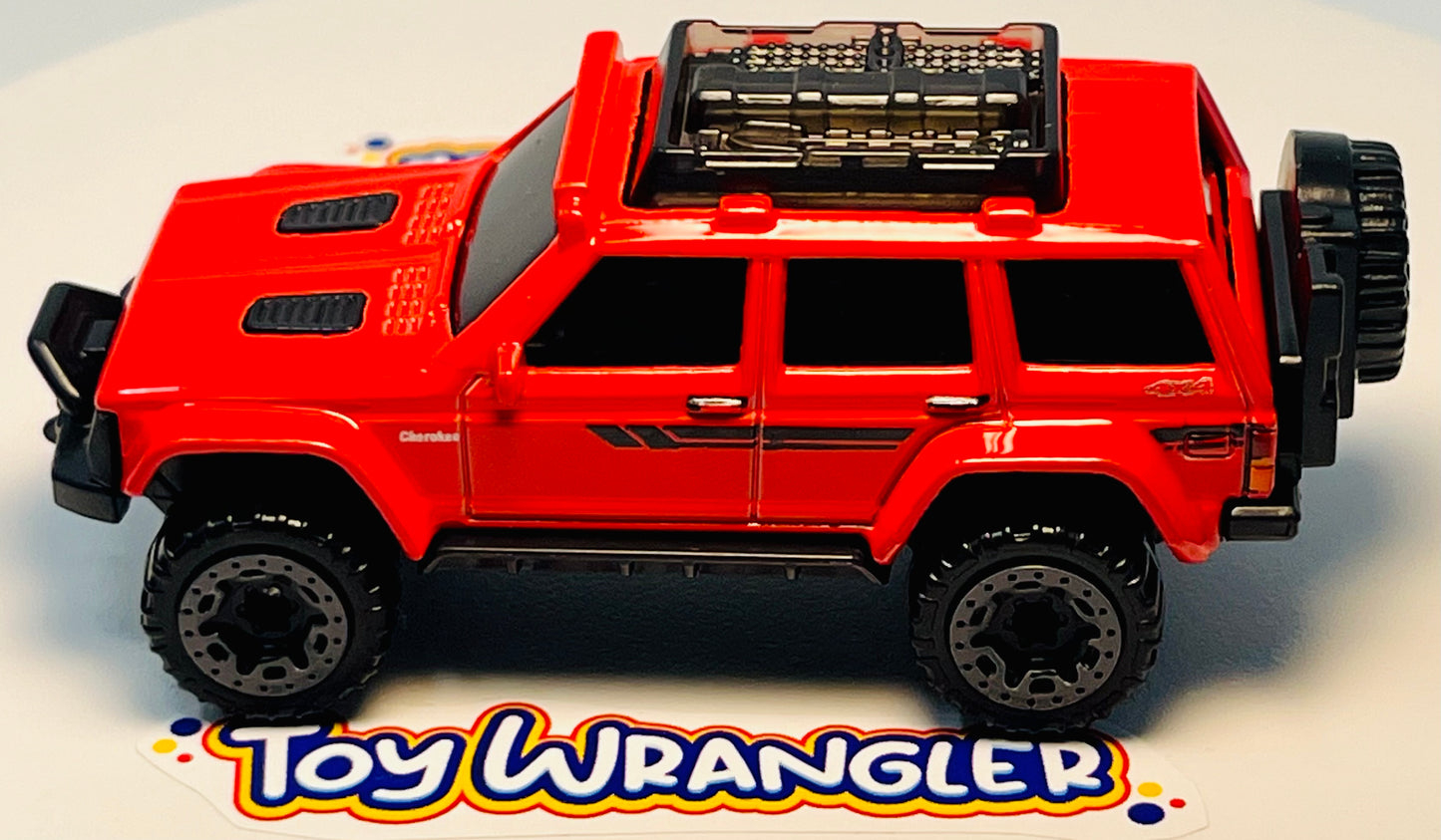 Hot Wheels '95 Jeeps Cherokee (Red) Baja Blazer with Protector