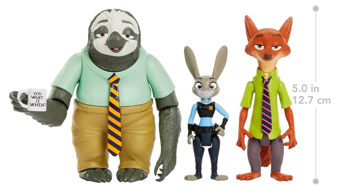 Mattel Disney Zootopia in and Out in a Flash Pack