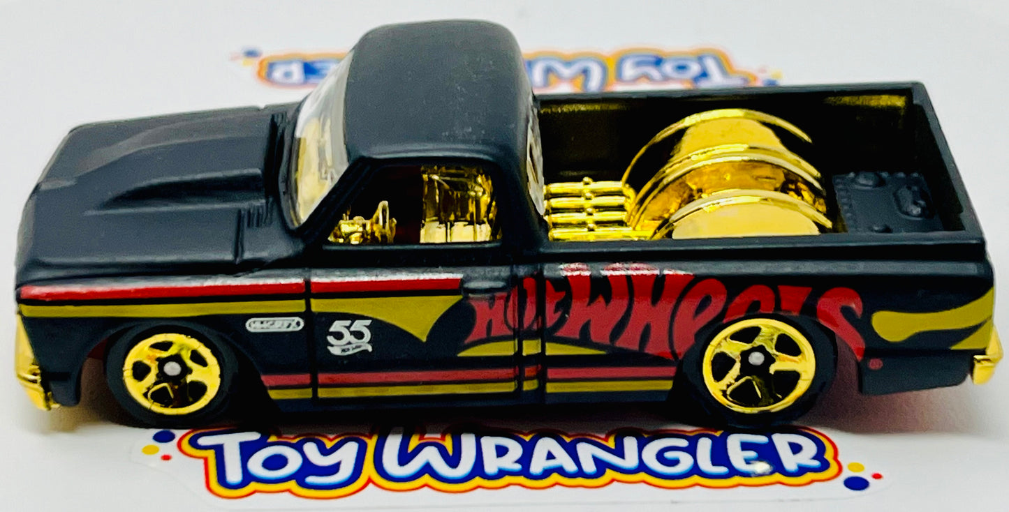 Hot Wheels '67 Chevy C10 Pearl and Chrome with Protector