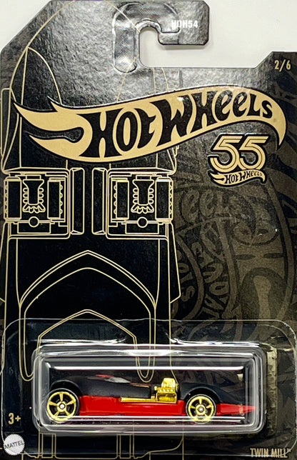 Hot Wheels Twin Mill Pearl and Chrome with Protector