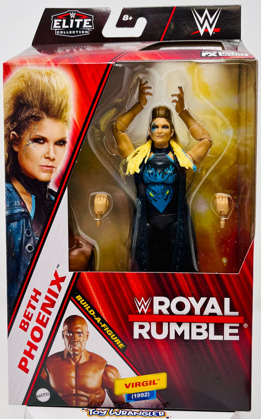 Mattel WWE Elite Collection Action Figure Royal Rumble Beth Phoenix with Accessory and Virgil Build-A-Figure Parts